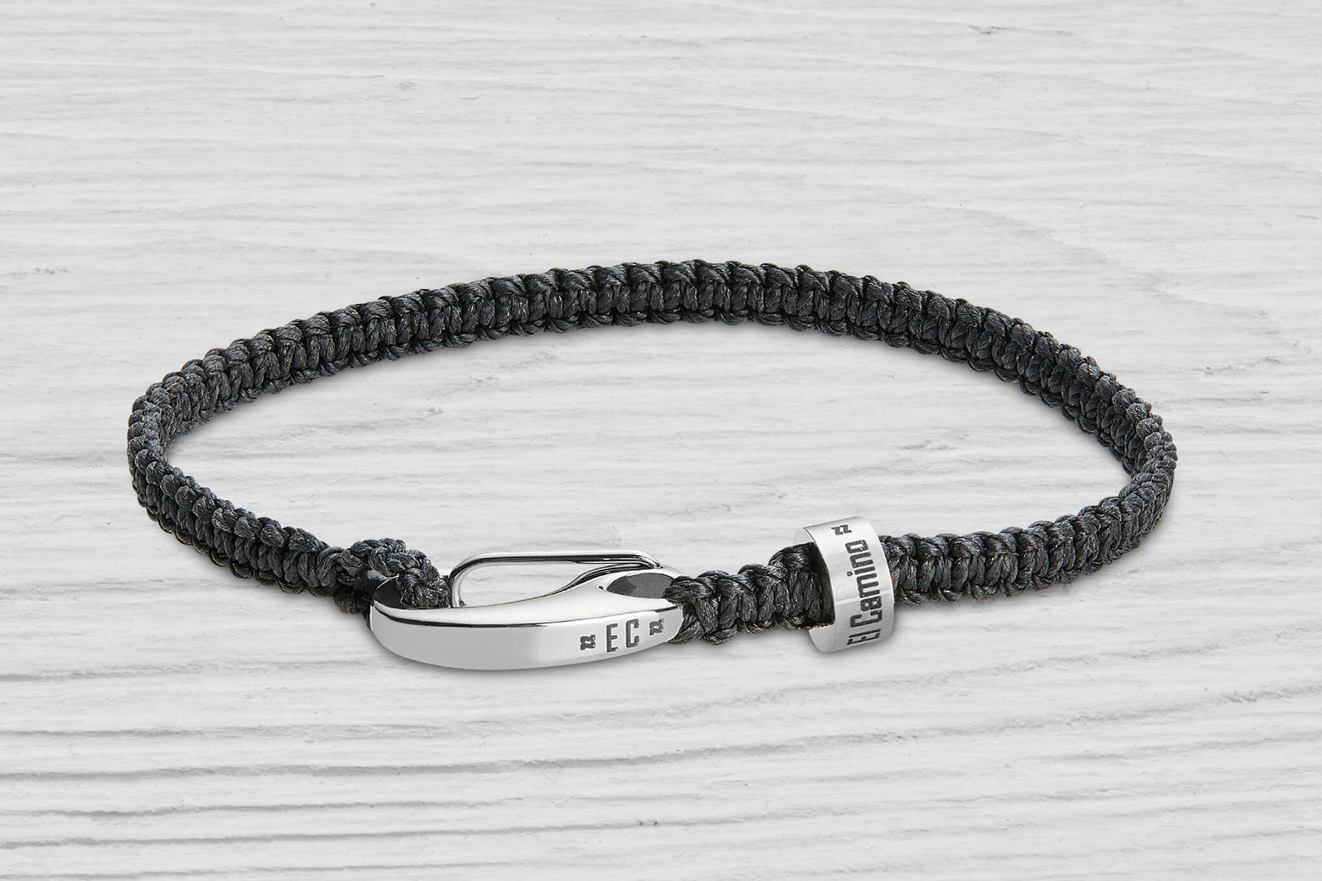 Black Single El Camino Bracelet | Add Your Travel Memories – El