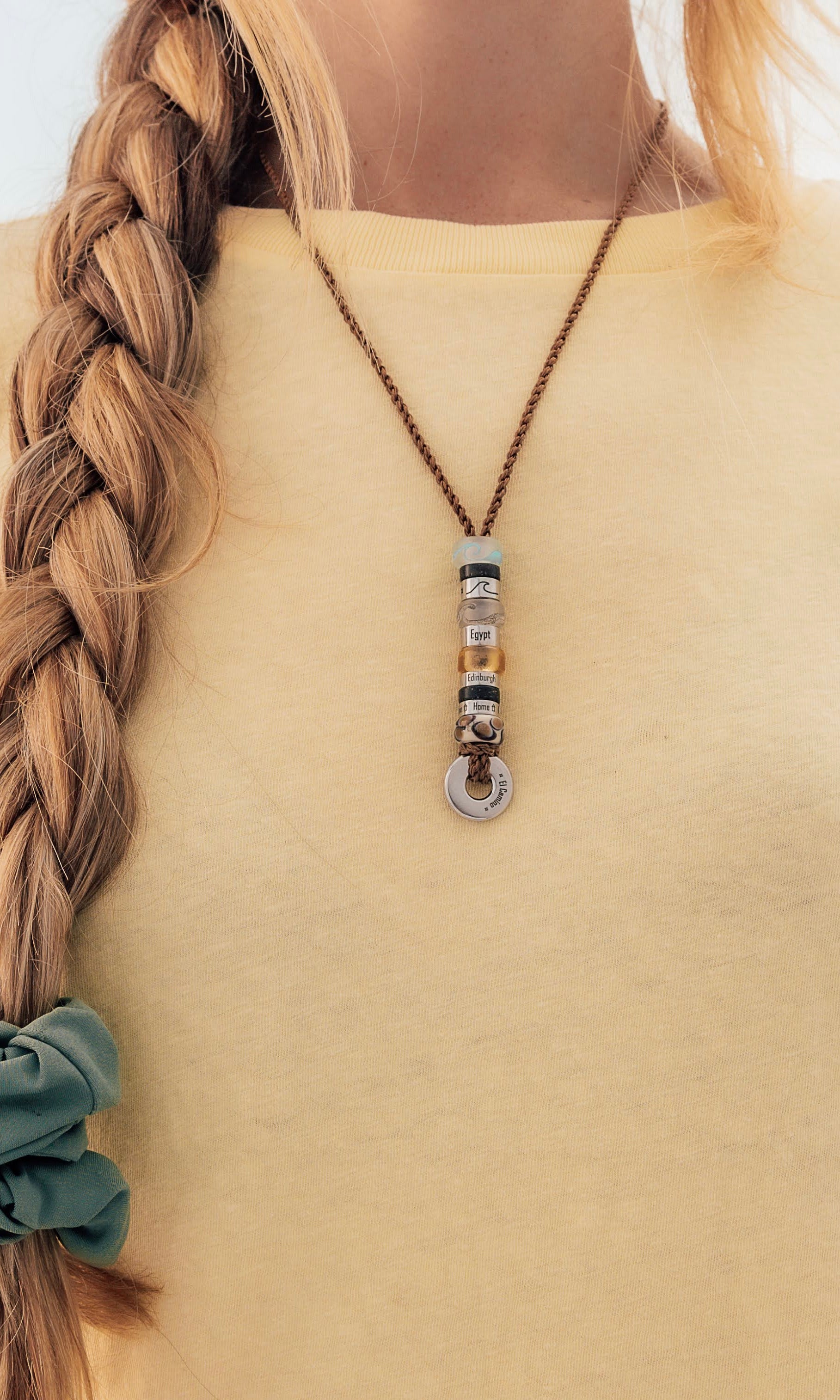 El Camino Bracelets Brown Travel Necklace