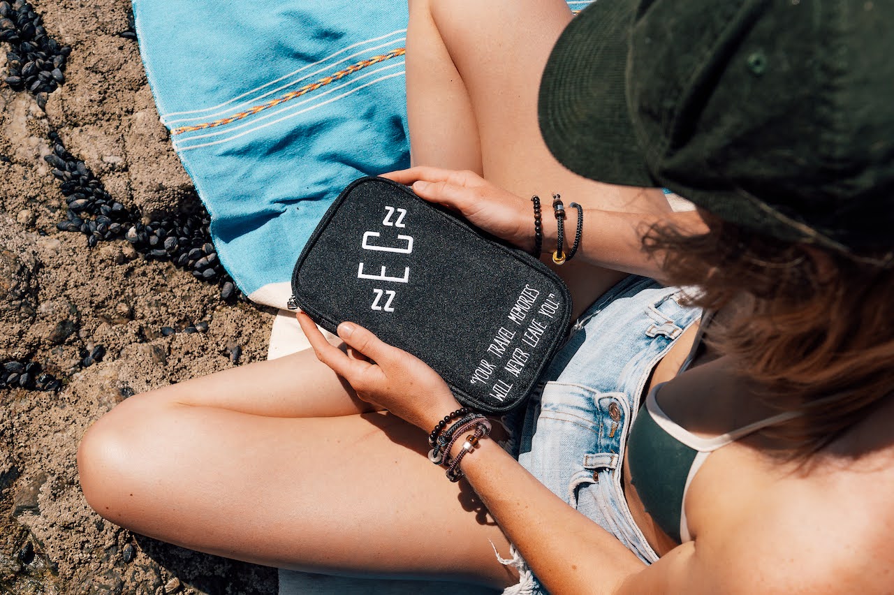 El Camino Travel Wallet in use