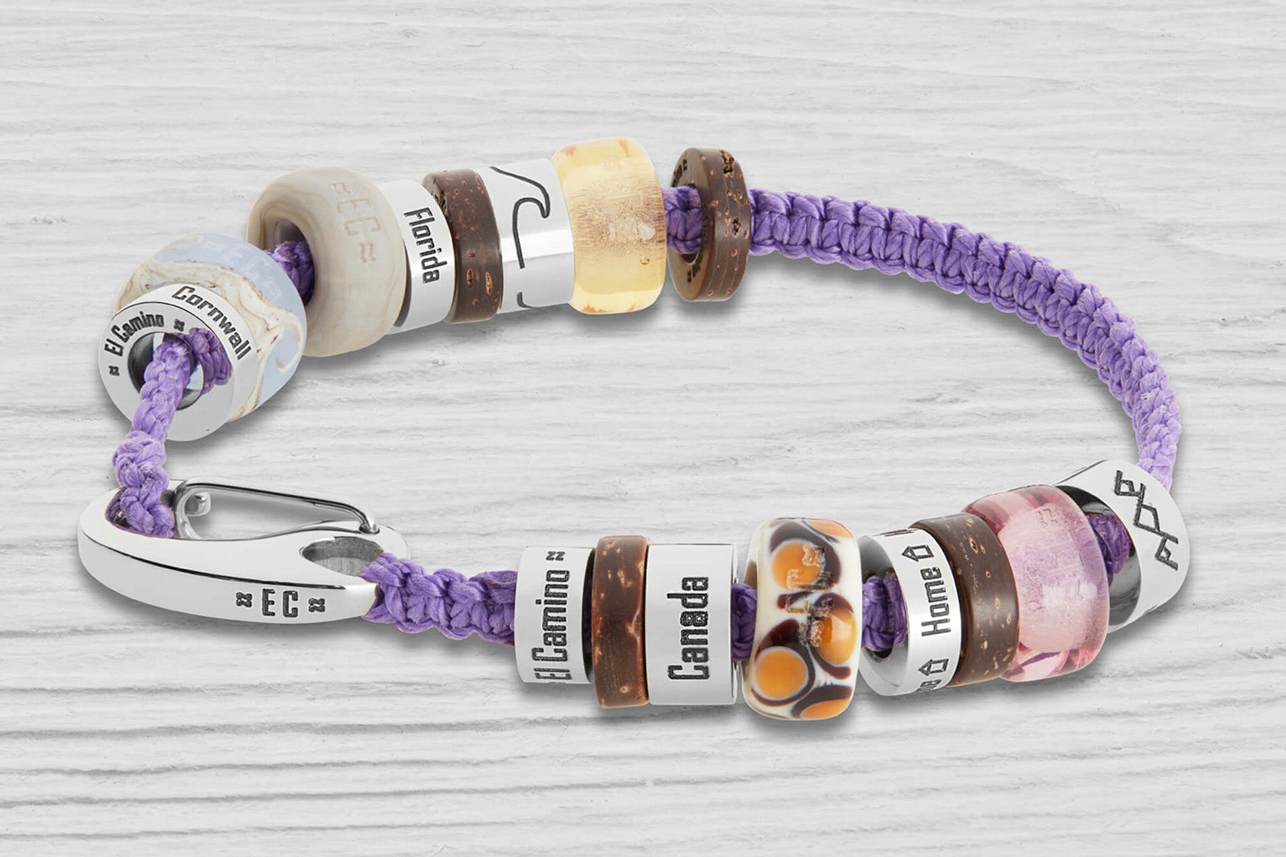 El Camino Full Lavender Travel Memory Souvenir Anklet
