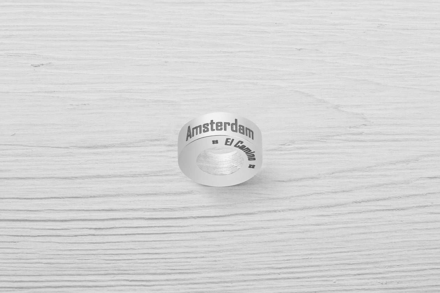 Amsterdam El Camino Small Step Travel Charm Bead