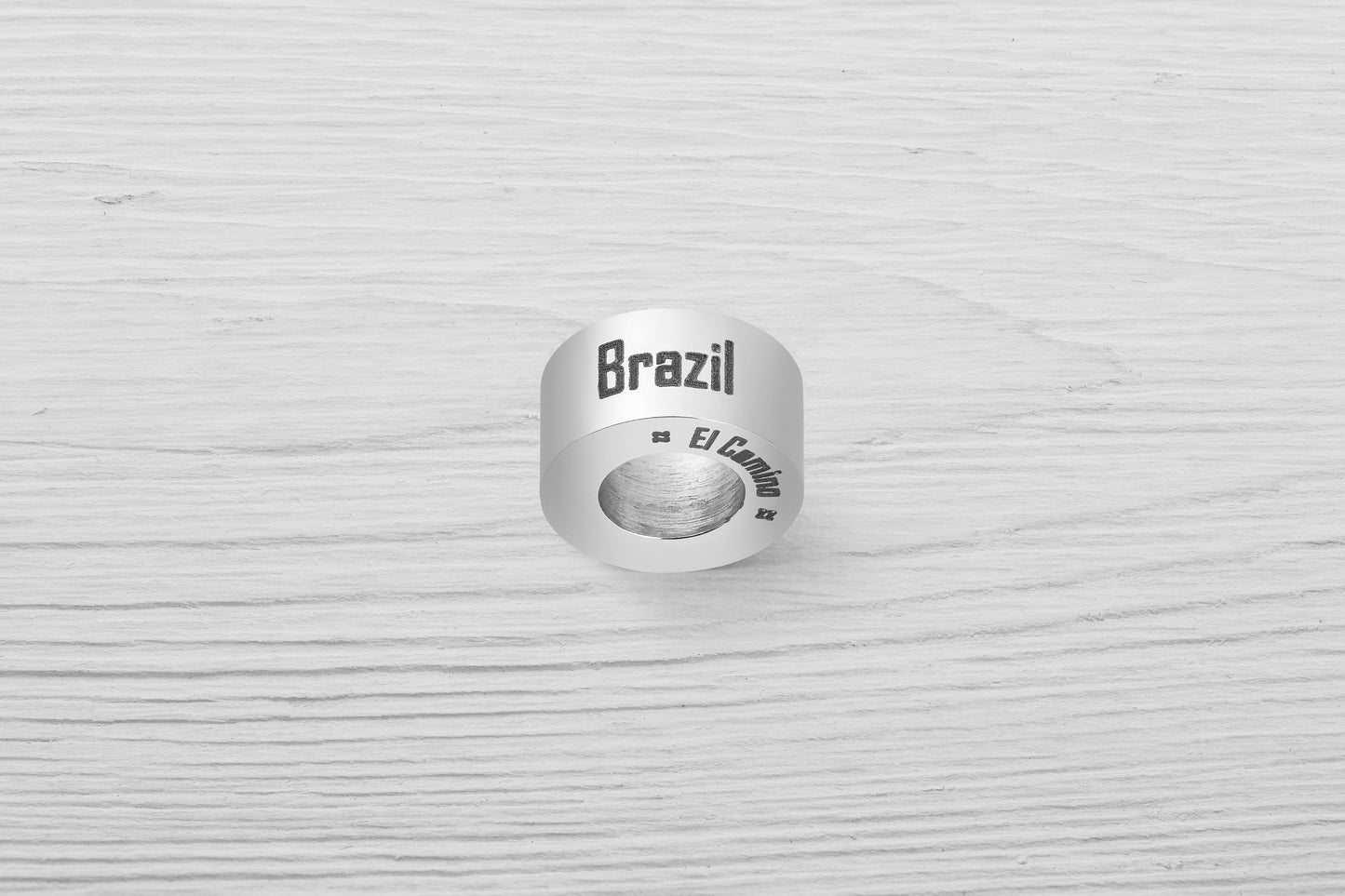 El Camino Brazil Country Step Travel Charm Bead
