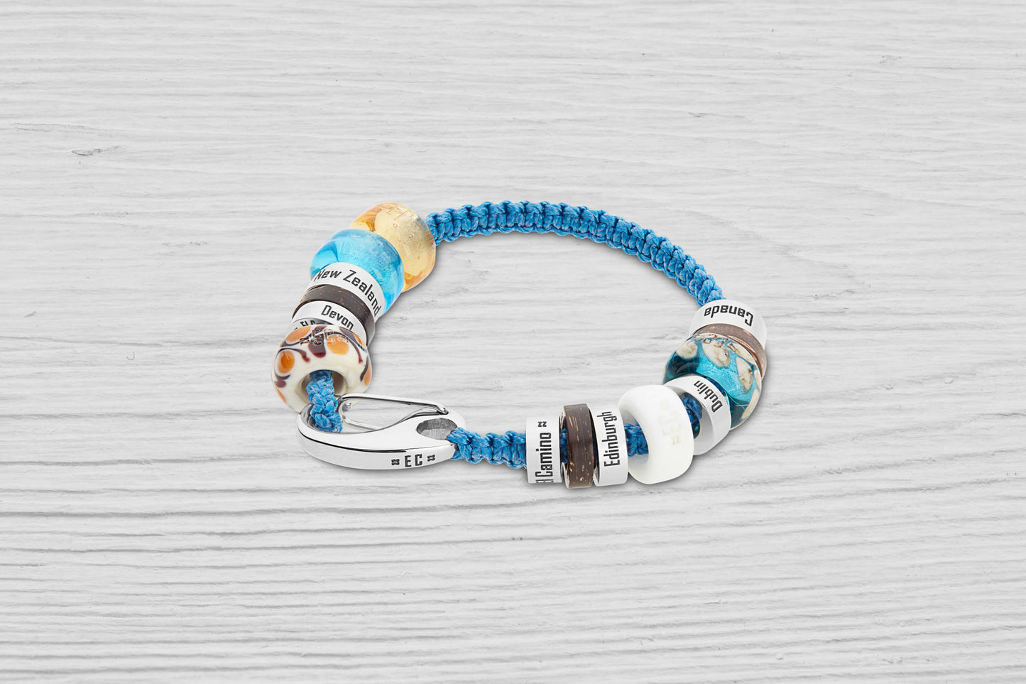 Blue Lagoon Junior El Camino Charm Memory Souvenir Bracelet
