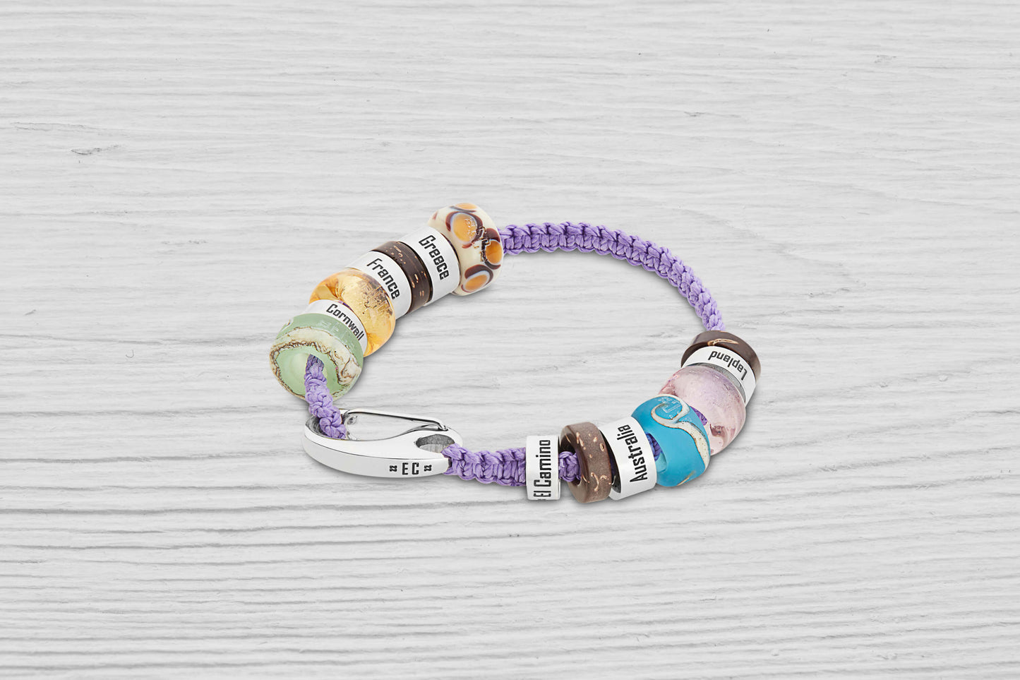 Lavender Junior El Camino Charm Memory Souvenir Bracelet