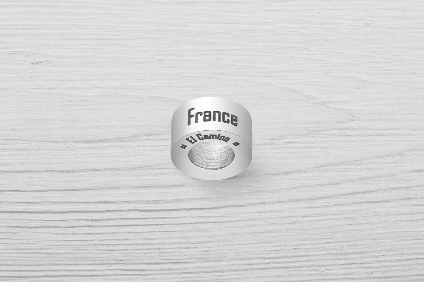 El Camino France Country Step Travel Charm Bead