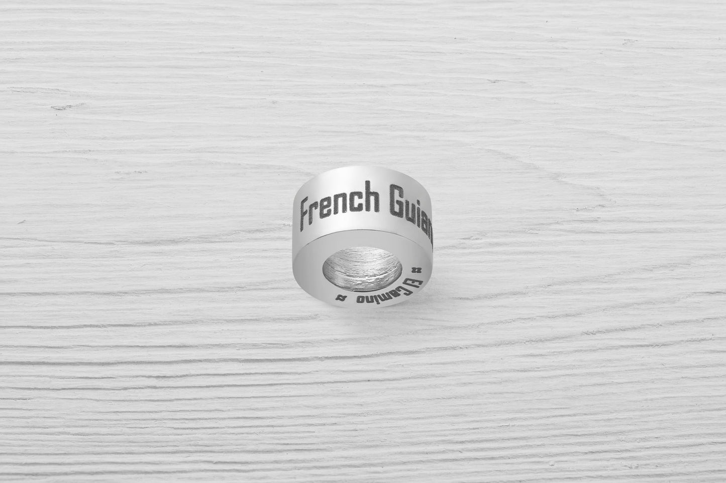 El Camino French Guiana Country Step Travel Charm Bead