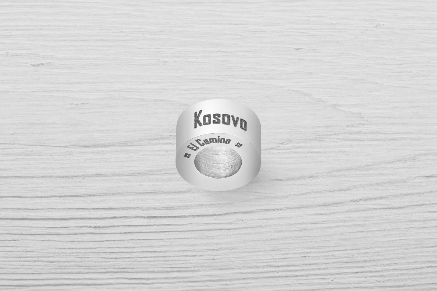 El Camino Kosovo Country Step Travel Charm Bead