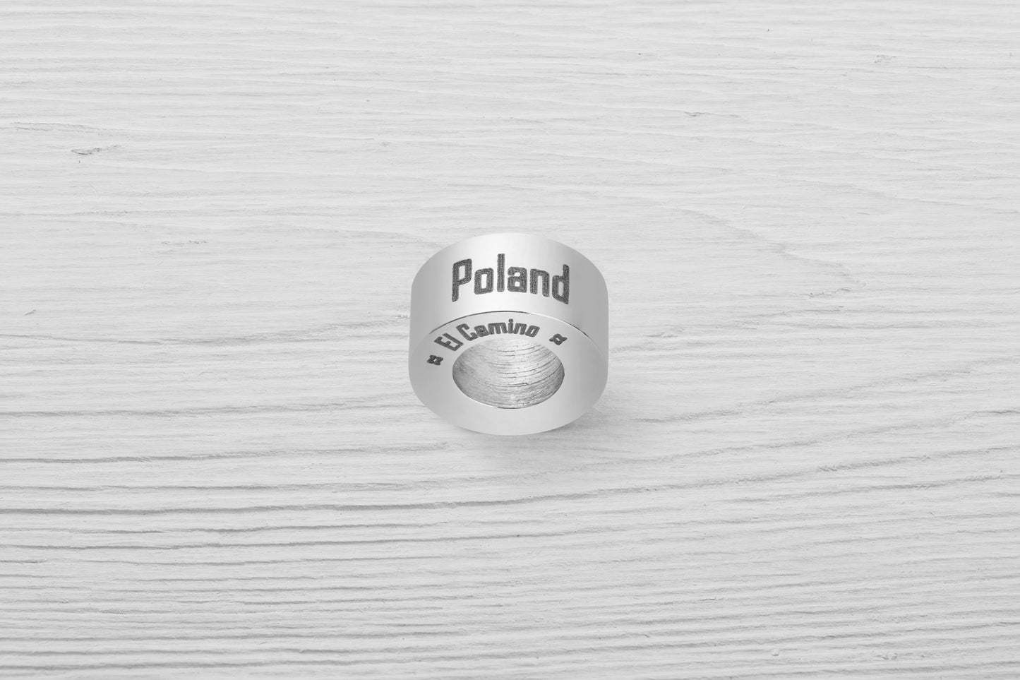 El Camino Poland Country Step Travel Charm Bead