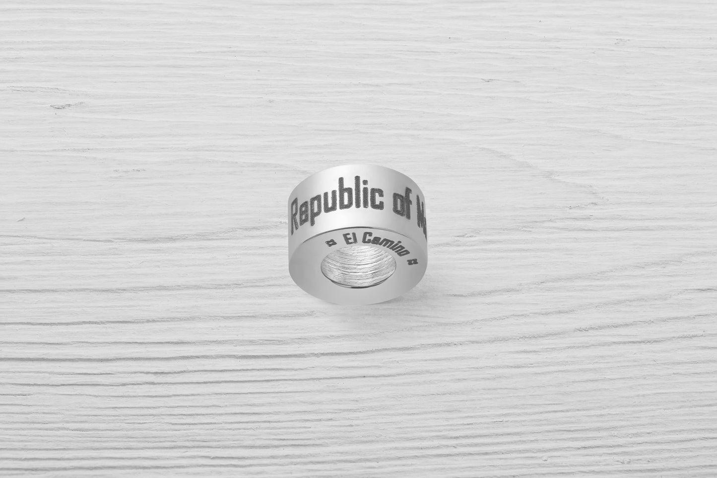 El Camino Republic of Macedonia Country Step Travel Charm Bead