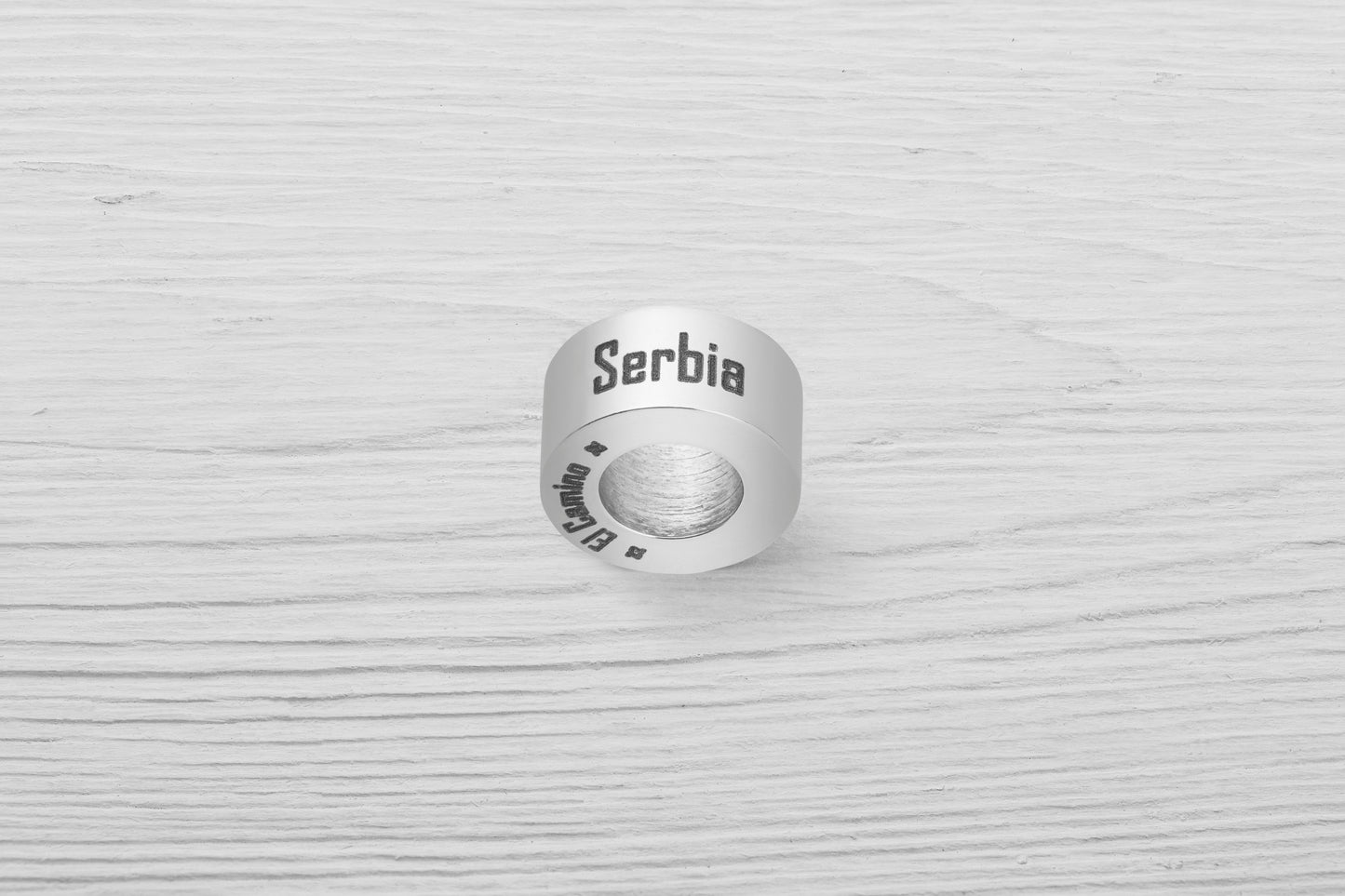El Camino Serbia Country Step Travel Charm Bead