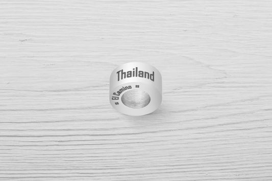 El Camino Thailand Country Step Travel Charm Bead