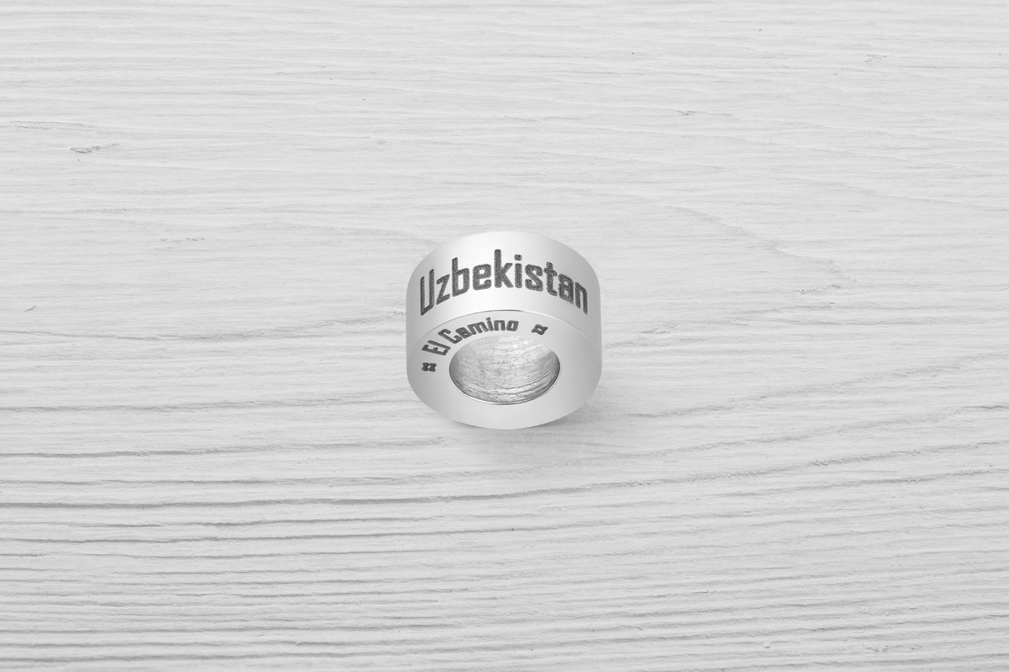 El Camino Uzbekistan Country Step Travel Charm Bead