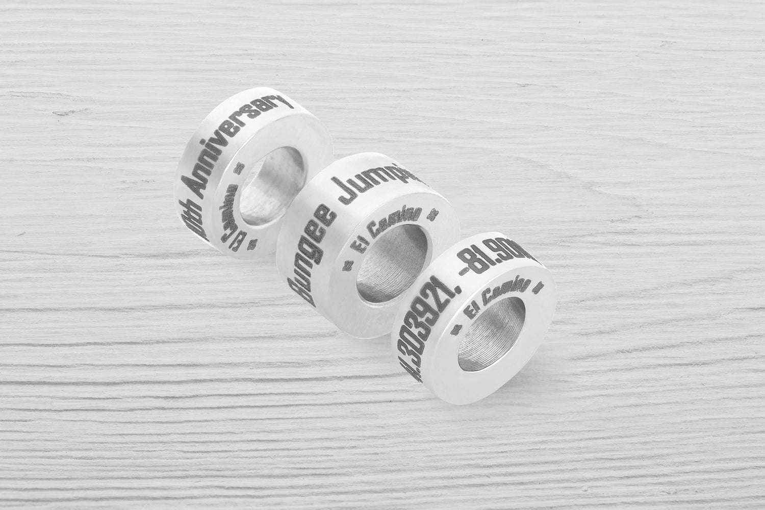 El Camino Custom Steps Personalised Bespoke Travel Memory Charms