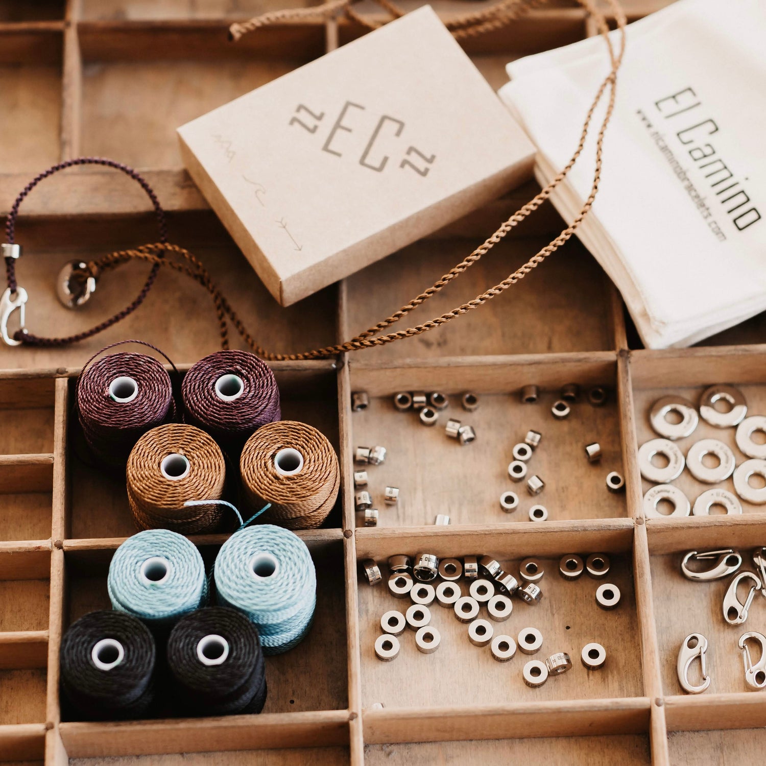 Handmade El Camino bracelets, necklaces and anklets
