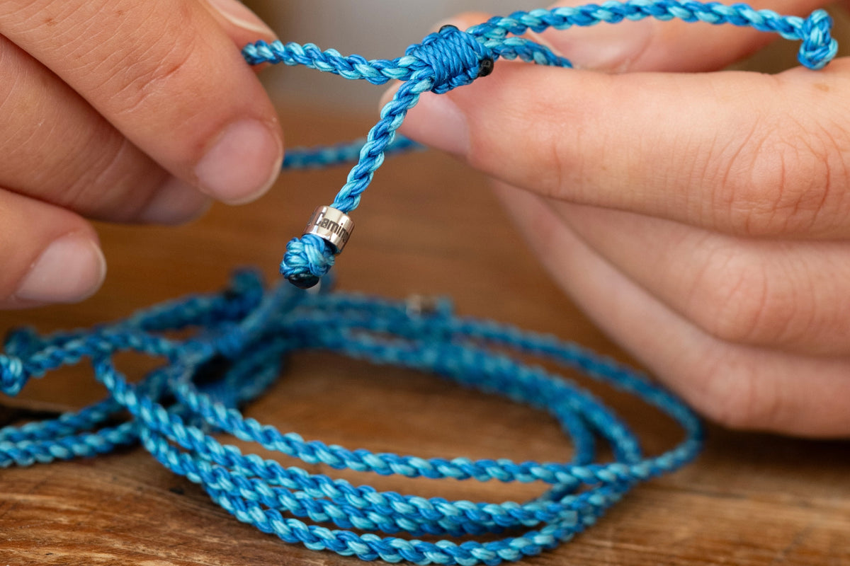 El Camino Turquoise and Blue Lagoon Journey Bracelets. The friendship bracelet that is designed to be shared with people you meet on your travels. The perfect gift for anyone who loves to travel.