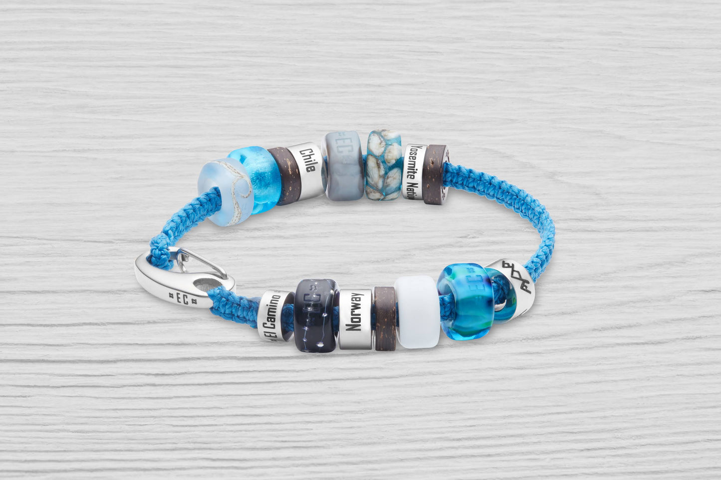 El Camino Bracelets Starry Sky Step Charm for Travel Memories