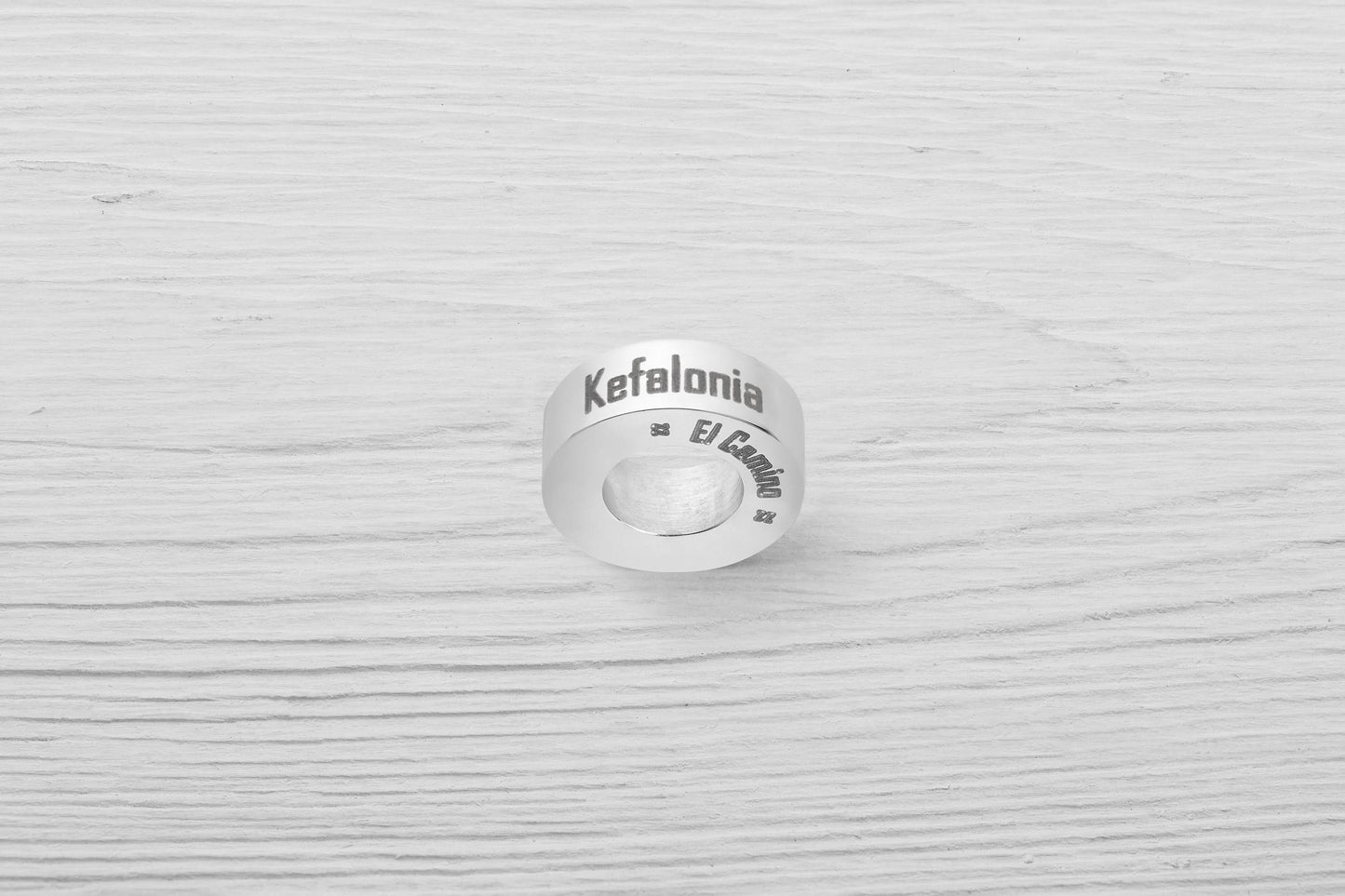 Kefalonia El Camino Small Step Travel Charm Bead
