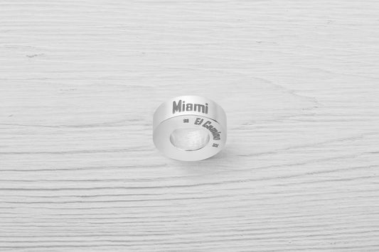 Miami El Camino Small Step Travel Charm Bead