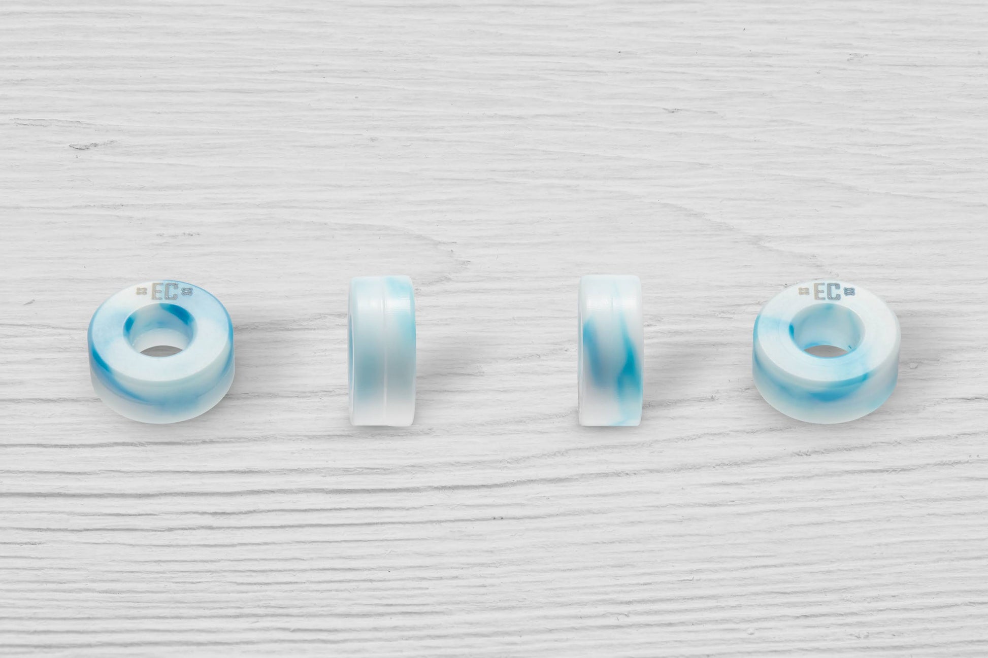 El Camino Bracelets Sky Blue Recycled Plastic Spacers