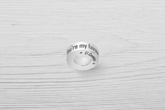 You're my favourite destination El Camino Small Step Travel Charm Bead