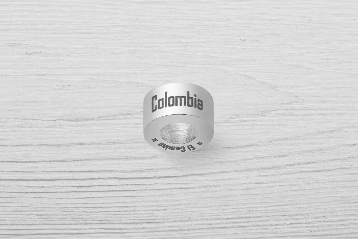 El Camino Colombia Country Step Travel Charm Bead