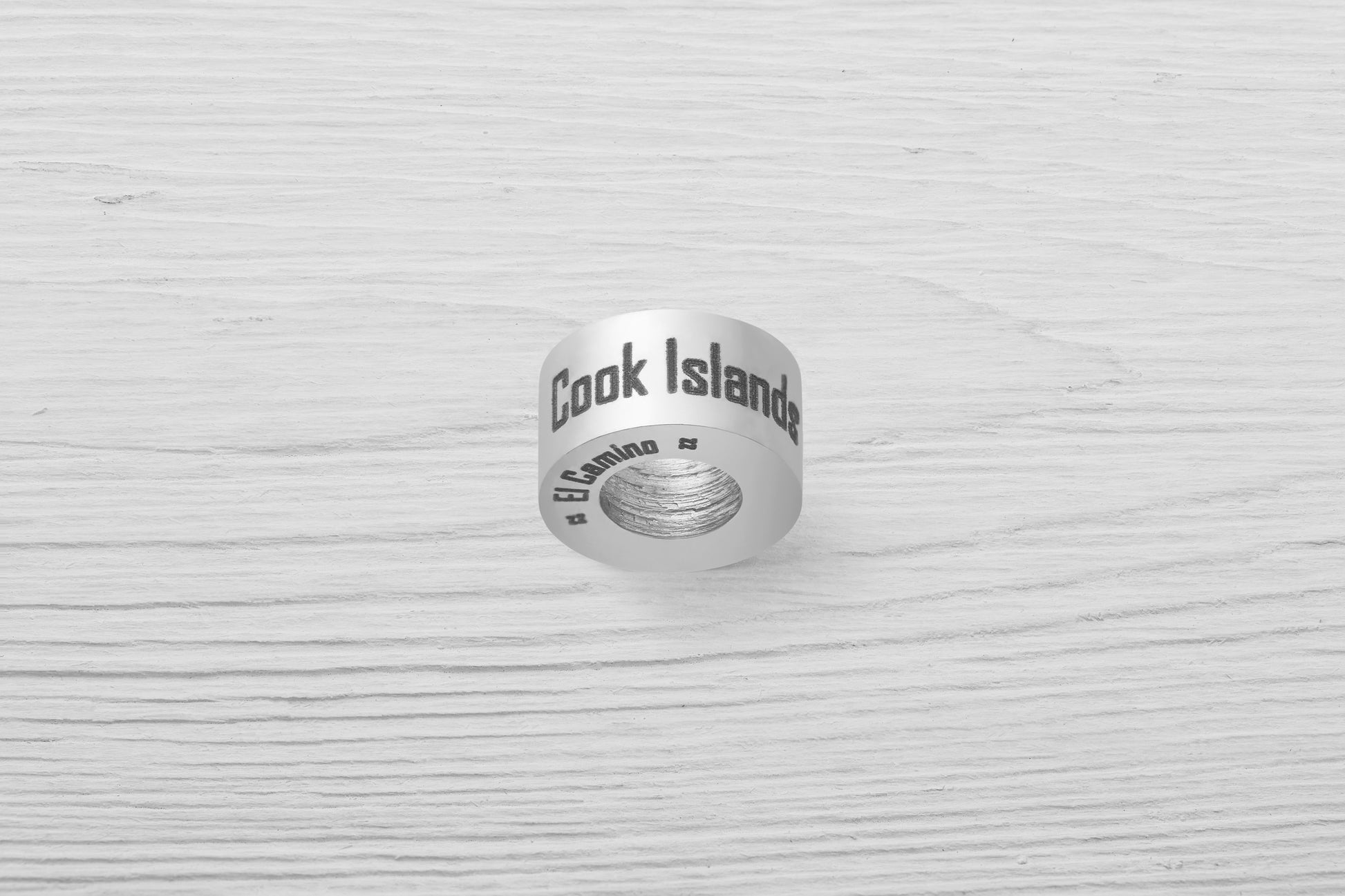 El Camino Cook Islands Country Step Travel Charm Bead