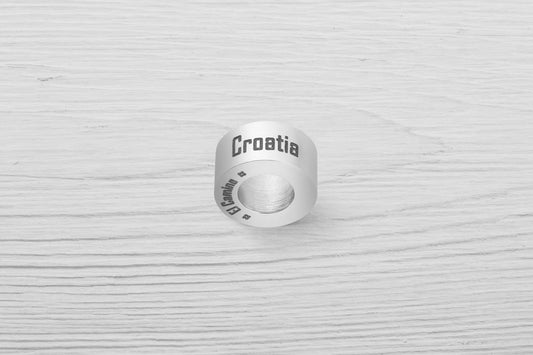 El Camino Croatia Country Step Travel Charm Bead