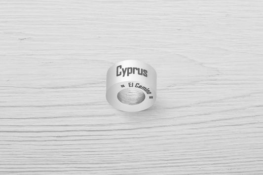 El Camino Cyprus Country Step Travel Charm Bead