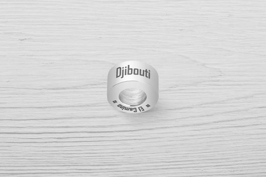 El Camino Djibouti Country Step Travel Charm Bead