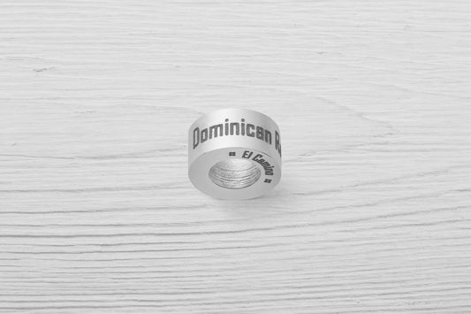 El Camino Dominican Republic Country Step Travel Charm Bead