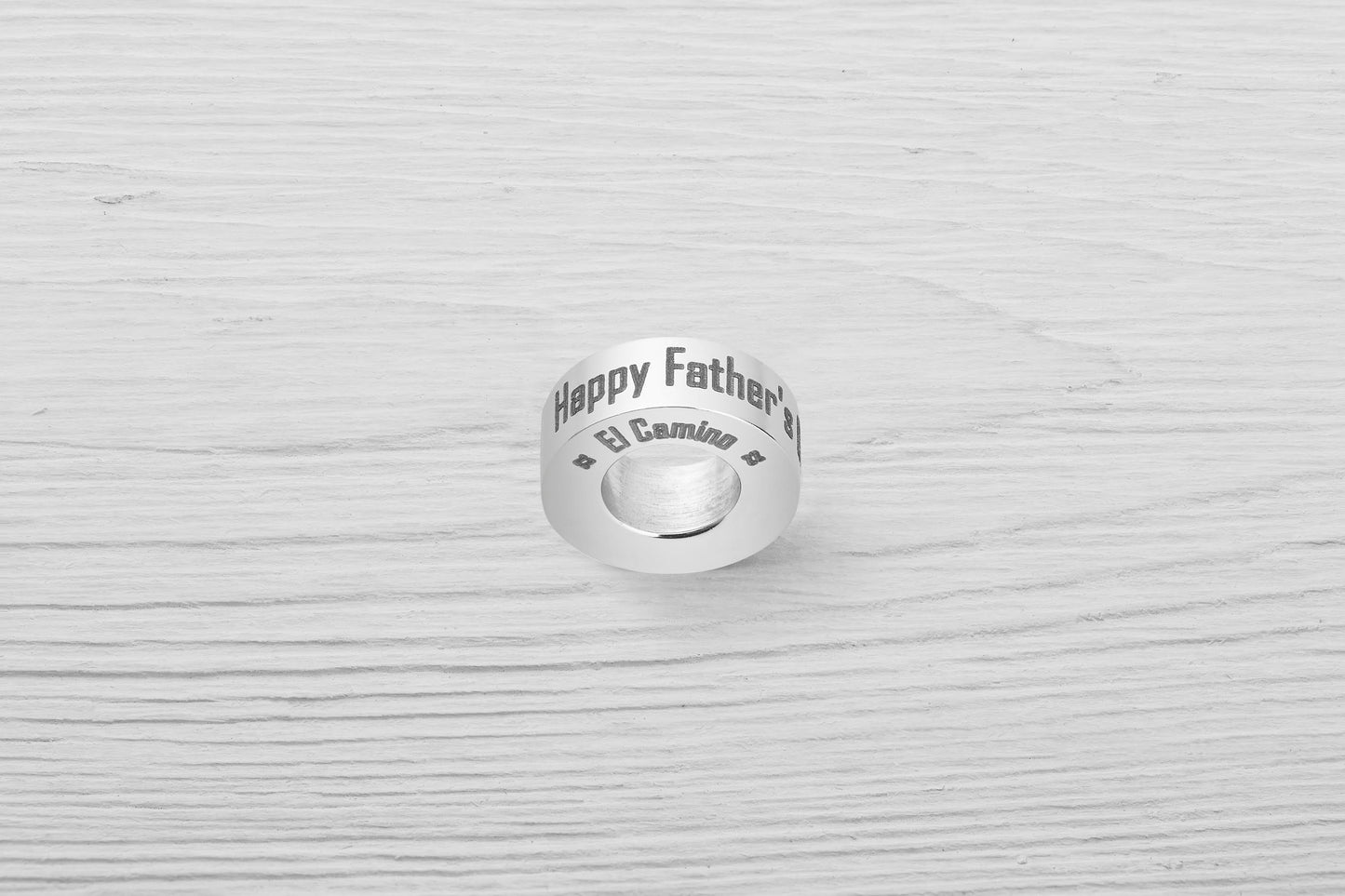 El Camino Happy Father's Day Small Step Charm Gift Bead