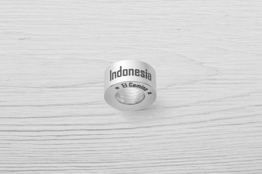El Camino Indonesia Country Step Travel Charm Bead