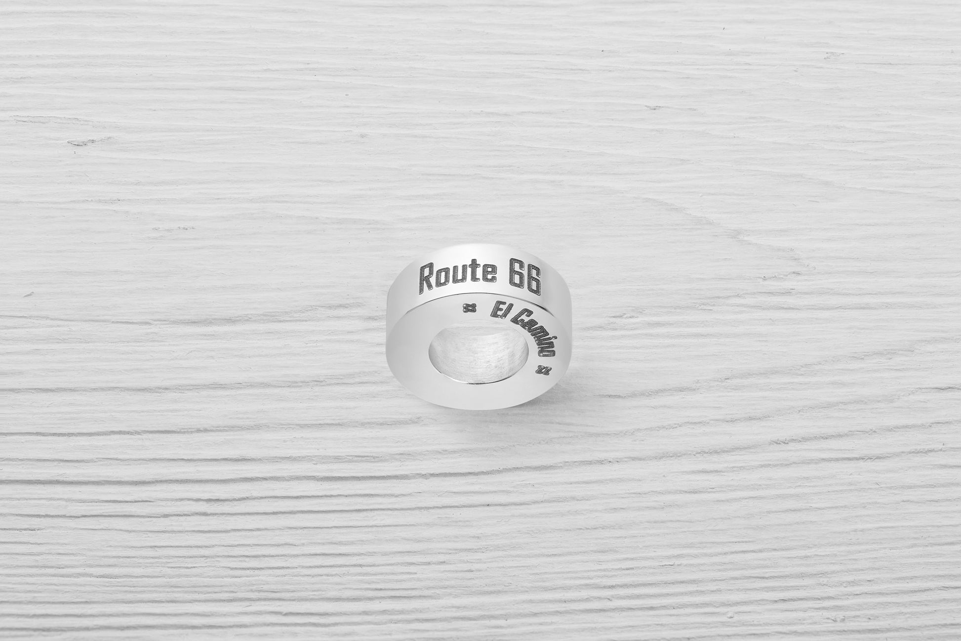 Route 66 El Camino Small Step Travel Charm Bead