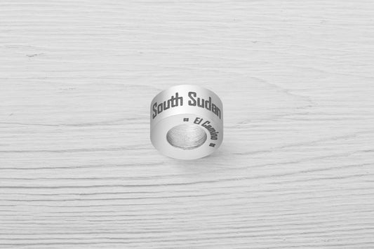 El Camino South Sudan Country Step Travel Charm Bead