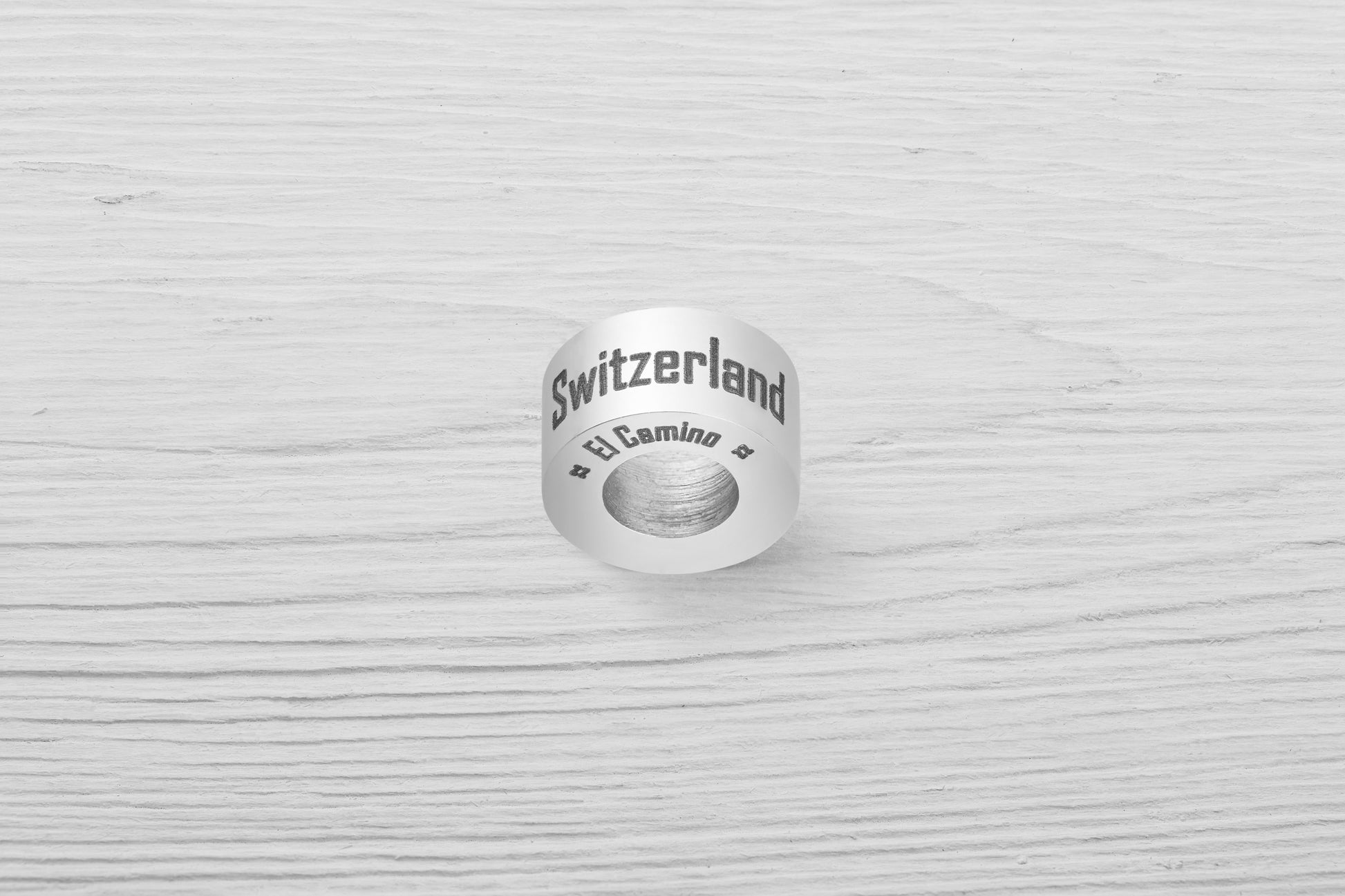 El Camino Switzerland Country Step Travel Charm Bead