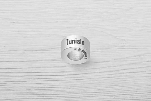 El Camino Tunisia Country Step Travel Charm Bead