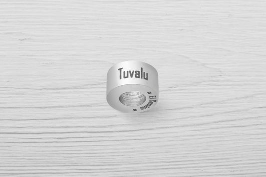 El Camino Tuvalu Country Step Travel Charm Bead