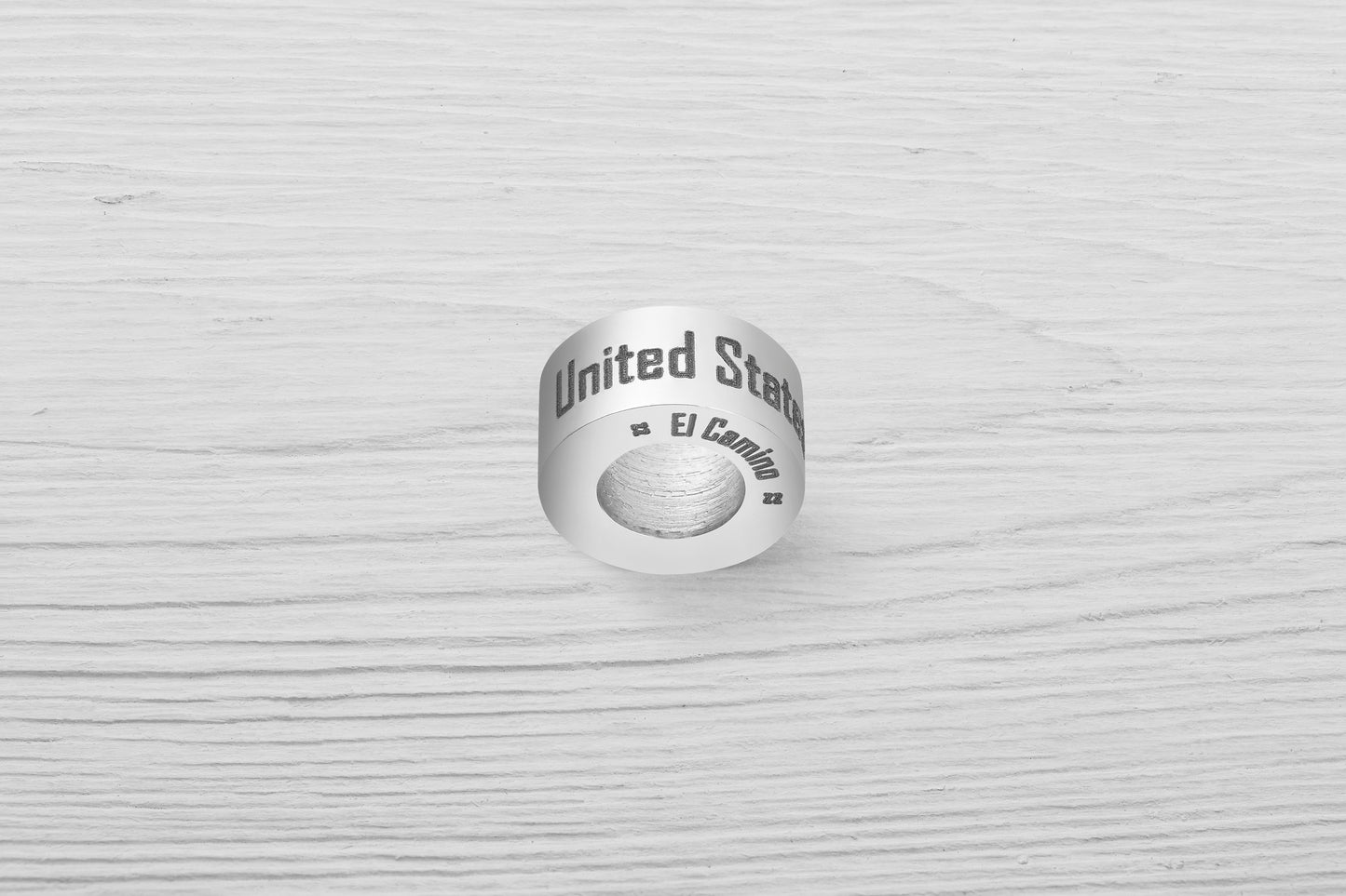 El Camino United States of America Country Step Travel Charm Bead